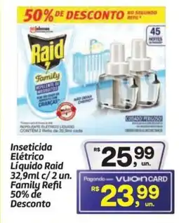Fort Atacadista Inseticida Elétrico Líquido Raid 0 oferta
