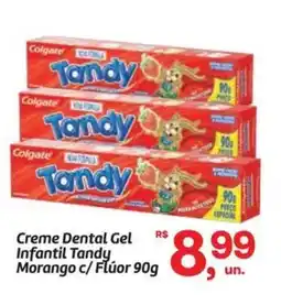 Fort Atacadista Creme Dental Gel Infantil Tandy Morango c/ Flúor oferta