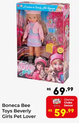Semar Supermercado Boneca Bee Toys Beverly Girls Pet Lover oferta