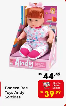 Semar Supermercado Boneca Bee Toys Andy Sortidas oferta