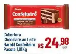 Max Atacadista Cobertura Chocolate ao Leite Harald Confeiteiro Pacote oferta