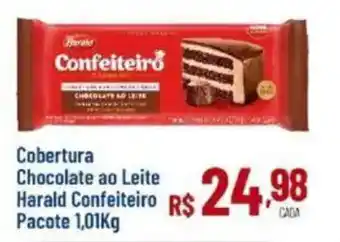 Cobertura Chocolate ao Leite Harald Confeiteiro Pacote