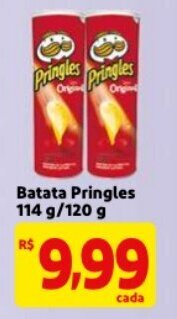 Mercado Extra Batata Pringles 114g/120g oferta