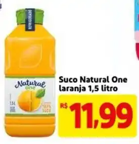 Mercado Extra Suco Natural One Laranja 1.5L oferta