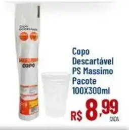 Max Atacadista Copo Descartável Massimo Pacote oferta