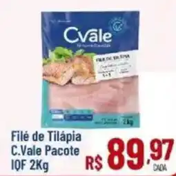 Max Atacadista Filé de Tilápia C.Vale Pacote IQF oferta