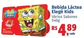 Supermercados Mateus Bebida Láctea Elegê Kids oferta