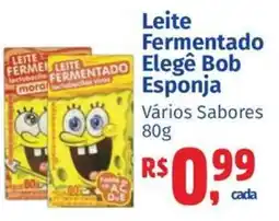 Supermercados Mateus Leite Fermentado Elegê Bob Esponja Vários Sabores oferta