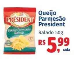 Supermercados Mateus Queijo Parmesão President oferta