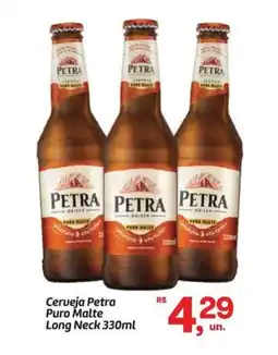 Fort Atacadista Cerveja Petra Puro Malte Long Neck oferta