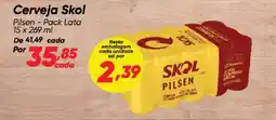 Dia Cerveja Skol oferta