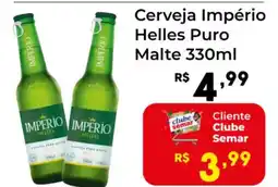 Semar Supermercado Cerveja Império Helles Puro Malte oferta