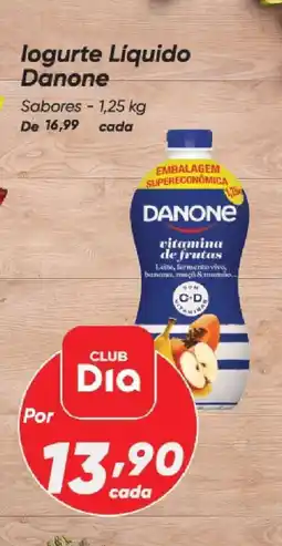 Dia logurte Líquido Danone Sabores oferta
