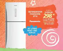 Lojas Cem Refrigerador panasonic bt41 oferta