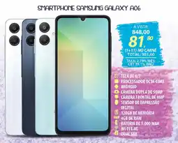 Lojas Cem Smartphone samsung galaxy A06 oferta