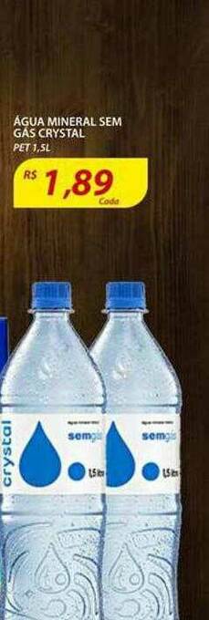 Assaí Atacadista Agua Mineral Sem Gas Crystal oferta