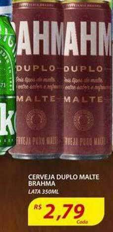 Assaí Atacadista Cerveja Duplo Malte Brahma oferta