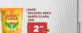 Extrabom Supermercados Café Solúvel Refil Santa Clara oferta