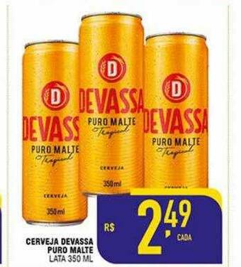 Mercantil Rodrigues Cerveja Devassa Puro Malte oferta