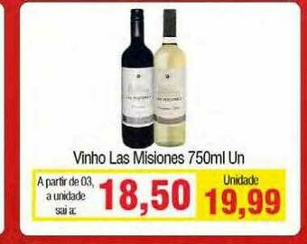 Spani Atacadista Vinho Las Misiones oferta