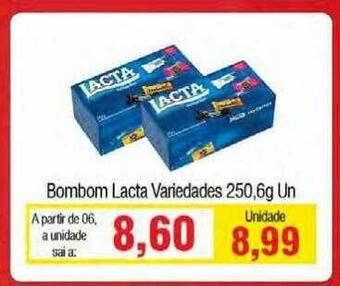 Spani Atacadista Bombom Lacta Variedades oferta