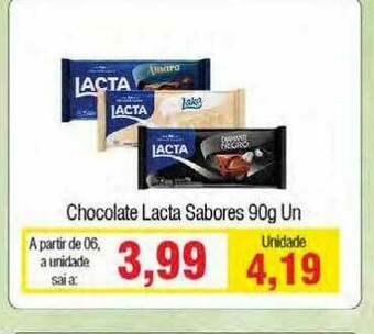 Spani Atacadista Chocolate Lacta Sabores oferta
