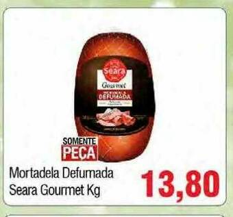 Spani Atacadista Mortadela Defumada Seara Gourmet Kg oferta
