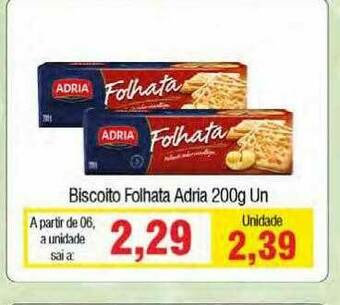 Spani Atacadista Biscoito Folhata Adria oferta