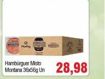Spani Atacadista Hambúrguer Misto Montana 36x56g oferta