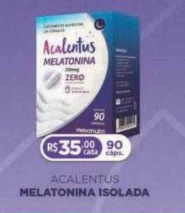 Acalentus Melatonina Isolada