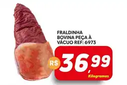 Supermercado Bem Barato Fraldinha bovina peça à vácuo oferta