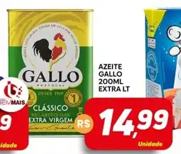Supermercado Bem Barato Azeite gallo extra lt oferta