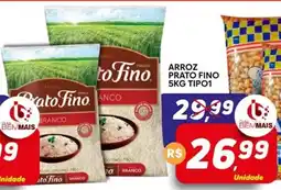 Supermercado Bem Barato Arroz prato fino tipo 1 oferta