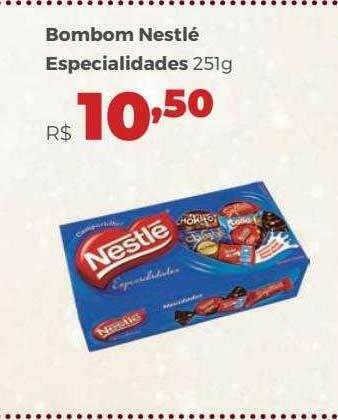 Villarreal Supermercados Bombom Nestlé Especialidades oferta