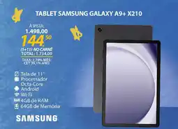 Lojas Cem Tablet samsung galaxy a9+ x210 oferta