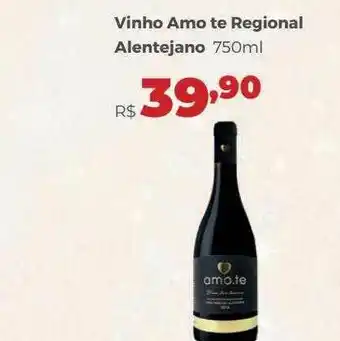 Villarreal Supermercados Vinho Amo Te Regional Alentejano oferta