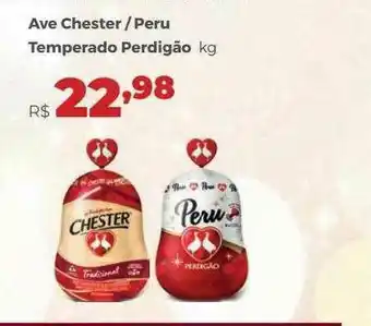 Ave Chester Peru Temperado Perdigão Kg