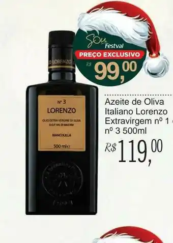 Festval Azeite De Oliva Italiano Lorenzo Extravirgem N°1 N°3 oferta