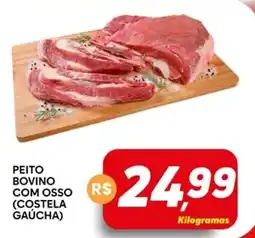 Supermercado Bem Barato Peito bovino com osso oferta