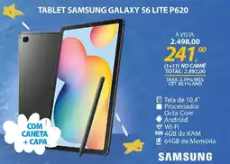 Lojas Cem Tablet samsung galaxy s6 lite p620 oferta