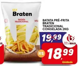 Supermercado Bem Barato Batata pré-frita braten tradicional congelada oferta
