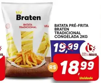 Supermercado Bem Barato Batata pré-frita braten tradicional congelada oferta