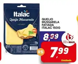 Supermercado Bem Barato Queijo mussarela fatiada italac oferta