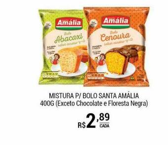 San Michel Supermercados Mistura P Bolo Santa Amália oferta