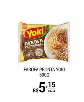 San Michel Supermercados Farofa Pronta Yoki oferta