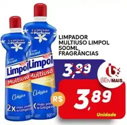 Supermercado Bem Barato Limpador multiuso limpol fragrâncias oferta