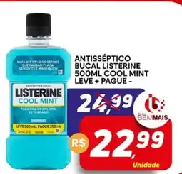 Supermercado Bem Barato Antisséptico bucal listerine cool mint oferta