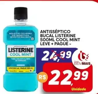 Supermercado Bem Barato Antisséptico bucal listerine cool mint oferta