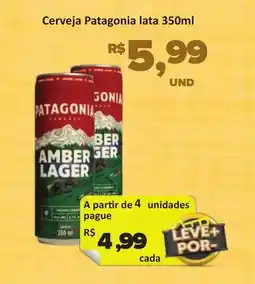 Paulistão Supermercados Cerveja Patagonia lata oferta