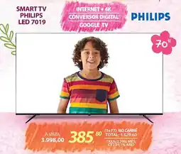 Lojas Cem Smart tv philips led 7019 oferta